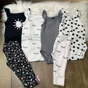 Carter’s Flutter Cap-Sleeve Onesies & Pants